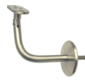 Handlauftr�ger beweglich, mit flacher Anschraubplatte, V2A